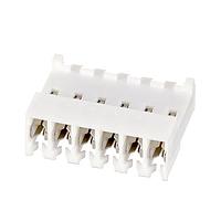 AMP Connectors - TE Connectivity 3-643820-6 ຮູບພາບການຮັບສິນຄ້າ ປິດດ້ວຍແທບ 6P L.R. ທຳມະຊາດ 24 AWG