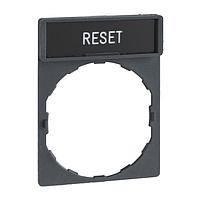 SCHNEIDER ZBY2322 Legend STD LGND HLDR MARKED RESET(ພາບພື້ນດຳ)