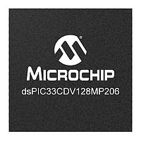 Microchip Technology dsPIC33CDV128MP206-I/M9 DSCs 16-bit DSC, 128K Flash, 24K RAM, 3-Phase FET Driver, LDO, 64-Pin