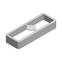 Masach Tech MS488-10F ເຟຣມປ້ອງກັນ EMI/RFI, ສອງສ່ວນ 48.8 x 17.3 x 7.5mm ເຟຣມປ້ອງກັນ RF/EMI ສອງສ່ວນ ດວ້ຍການດຶງບໍ່ມີຕໍ່ (CRS)