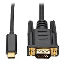 Tripp Lite U444-003-V ສາຍຕໍ່ອະເດັດເຕີ 3-FT USB-C ເປັນ VGA ADAPTER CBL
