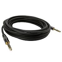 Io Audio Technologies IO-BP176010-T3MCH ສາຍສັ້ນສຽງ Audio Patch Cord Balanced Patch Cable, 1/4"TRS-1/4"TRS, Chrome/Gold Straight Conn, Stereo, 10'