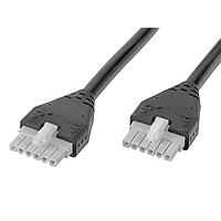Molex 215330-0620 ສາຍສະແຕກ MFJr-MFJr OTS Cable SR 2m 6 Ckts ສີດຳ