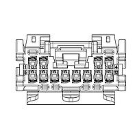Molex 207584-2163 ການປະສົມຕົວເຊື່ອມຕໍ່ MINI50 GEN II 16CKT V0 RCPT CPA POL C