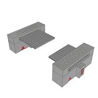 Samtec FFSD-06-D-08.00-01-N ປະຕູສ່ອງ IDC ສາຍສະເພາະ .050" Low Profile Tiger Eye(TM) ການປະກອບສາຍສະເພາະ IDC Ribbon