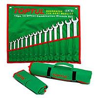 TOPTUL GAAA1402 Offset ຊຸດ wrench ປະສົມປະສານຍາວ (14 pcs)