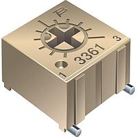 Bourns 3361P-1-204GLF ທຣິມເມີຣ໌ 1/4" SQ 200K 10% 0.5WATTS