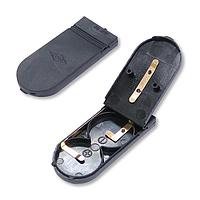 Eagle Plastic Devices 122-0120-GR ຖານຖືຖານແບດເຕີຣີ 20 mm CR2032 COIN CELL HL ມີສະຫນີ້ງ