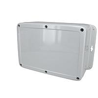 Bud Industries PU-16540 ກະບອງພາຍນອກ IP68/NEMA 6P ກະບອງພລາສຕິກມີຂາຍຕິດຕັ້ງ (10 X 7 X 4.1 ນິ້ວ)