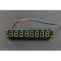 DFRobot DFR0646-G ບອດສະແດງຜ່ານຈໍ On Screen Display Boards Gravity: 8-Digital LED Segment Display Module (ສີຂຽວ)
