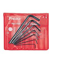 Proskit 8PK-022 Miniature L Shaped Hex Key Set (7Pcs)