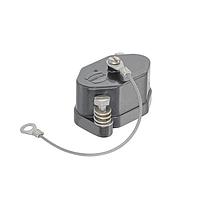 HARTING 09400035412 ອຸປະກອນເສີມ Han 3HPR Cover screw ສີດຳໂຄຣມ