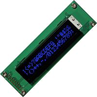 Microtips Technology UMSH-3267MD-3UB ໂມດູນຈະຫມາຍຈັກຕົວ LCD 20x2 VLCD ຈະຫມາຍສີຟ້າ LED Backlight