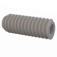 Essentra Components 010832T043 ສະຕ໌ ສະຄຣູ ສະຄຣູ, ຫົວບ່ອນ, #8-32 ການດັບ, 7/16 ຍາວ