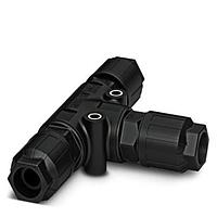 PHOENIX CONTACT 1414754 ຕົວເຊື່ອມມິດຕຣິກວົງກົມ QPD T 4PE1,5 3X9-14 BK