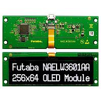Futaba NAELW3601AA ໂມດູນຈອກສະແດງ OLED ໂມດູນ OLED ຈອກສະແດງສີຂາວ 3.6 ນິ້ວ