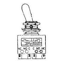 Honeywell 66AT312-3 ສະຫນັບສະຫນູນ Toggle Switches Toggle SW 6PDT 2POS Sold T 2 type Term