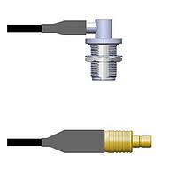 Amphenol Custom Cable Q-1S03P0008008i ສາຍສັນຍານ RF N-RJB/SMB-SJ RG58 8I