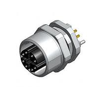 Amphenol CONEC 43-01847 ປຸ່ມສົດ M12 ຍິງ 8P SCK DIP SDR M12x1 X-CODE ຕິດຕັ້ງດ້ານໜ້າ