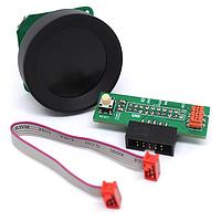 Xtech ROENDI-DEVKIT-02 Rotary Encoder ແບບເປີດເຜີຍລະຫັດ ພ້ອມດ້ວຍຈໍສະແດງຜົນ TFT ຂະໜາດ 1.27 ນິ້ວ. ມາພ້ອມກັບຕົວເຄື່ອງອາລູມີນຽມສີດຳດ້ານ ແລະ ແຜ່ນວົງຈອນອະແດັບເຕີ ST-LINK.