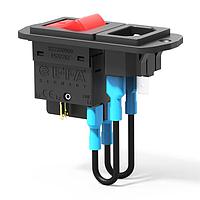 E-T-A Circuit Breakers 3130-FA2A-P7T1-W01Q-X3130-A040001-M-15A ຕັ້ງຕົວຕັດກົດໄຟຟ້າ ເປັນປຸ່ມກົດສອງ, ສາມຂາ ແລະ ສາມຂາທີ່ມີການປ່ຽນປ່ອງຮູບແບບ rocker/ຕັ້ງຕົວຕັດກົດໄຟຟ້າທີ່ບໍ່ມີການລະດັບຄວາມຮ້ອນ (thermal trip free circuit breakers) (S-type TO CBE to EN 60934) ມີອອກແບບກະທັດສະດວກສໍາລັບການຕິດຕັ້ງໃນແຜ່ນສະແດງ. ມີພ້ອມກັນທັງການປ້ອງກັນໃນໜຶ່ງ/ທັງສອງ/ທັງຫມົດຂາ ຫຼື, ໃນກໍລະນີຂອງຕົວຕັດກົດສອງ