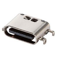 Same Sky (formerly CUI Devices) UJ20-C-H-C-MSMT-TR ປະຕູ USB Receptacle USB Jack 2.0, ປະເພດ-C, ຢູ່ແຖວຮອງ, ອະໄລດທອງສົດ, ການຕິດຕັ້ງພາກກາງພື້ນຜິວ, 6.5L, T&R