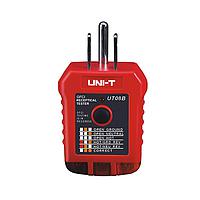 UNI-T UT08B ເຄື່ອງທົດສອບການຮັບ (AC 110~125V,GFCI 6~9mA)