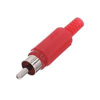 Kobiconn 174-0151-E ຕົວເຊື່ອມ RCA Phono ຈອກແດງມືຈັບ W/STR RL
