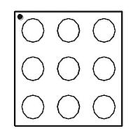 Diodes Incorporated DMP1008UCB9-7 MOSFETs MOSFET BVDSS: 8V-24V U-WLB1515-9 T&R 3K