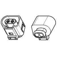 AMP Connectors - TE Connectivity 493989-1 ກອງປົກຄຸມ HSG 2 POSN. JPT ASSY