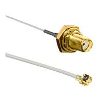 Linx Technologies - TE Connectivity CSI-SGFI-300-UFFR ສາຍສັນຍານ RF SMA ເຖິງ U.FL/MHF1 300mm 1.13 OD