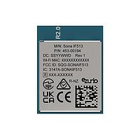 Ezurio 453-00194C ໂມດູນເວີເລດ Module, Sona IF513, 1216, ການເລືອກອັນເທນນາ, Trace Pin, Cut Tape