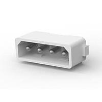 AMP Connectors - TE Connectivity 1586627-1 ຫົວຂໍ້ 4P HEADER ຕັ້ງພັນຢູ່ຕົວຢ່າງມີຮ່ອງລົງນ້ຳ