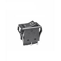 NKK Switches JWM21RA1A ສະຫນັບສະຫນູນ Rocker 10A DPST ON OFF ສີດຳ