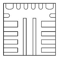 Texas Instruments TPS54824RNVT ຕົວແປລະດັບລົງຊັ້ນສຽງພ້ອມ 4.5-V ຫາ 17-V 8-A s ynchronous SWIFT bu A 595-TPS54824RNVR