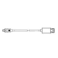 Adam Tech CA-USB-MBML-MBFL-1M ສາຍ USB Assembly Mini USB Type B Cable, ຜູ້ຊາຍເຖິງຜູ້ຍິງ, ຄວາມຍາວ 1m, 480Mbps