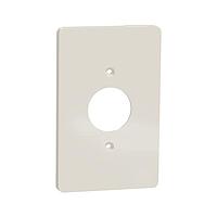 Square D SQWS422001LA ກະແຈປົກຫົວ 1 G MID+ SINGLE OUTLET WALL PLATE LA