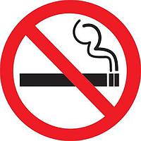 Panduit PESV-E-3 ສັນຍາລັກ ISO Pictogram IS0 Lbl Vinyl No Smoking