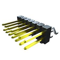 Samtec TSM-109-01-STL-DV ພິນເຮດເດີ .100" ສະຕະຣິບທາມິເນລເຕີຕິບຢູ່ພື້ນຜິວ
