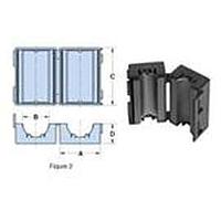 Fair-Rite 2644181281 ສາຍສະກັດຮອບ Round Cable Snap-Its BB Freq 43&44 Mat 170Ohm @250MHz Round