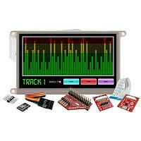 4D Systems SK-gen4-70D-PI ຊຸດເຄື່ອງມືພັດທະນາຈໍແບບເລີ່ມຕົ້ນສໍາລັບ gen4-uLCD-70D-PI ມີ 4D Serial Pi Adaptor, 4D-UPA, ບັດ microSD ອຸດສາຫະກຳ 4GB, ສາຍ FFC 150 mm, ສາຍຮິບບອນ 5 ທາງ ຜູ້ຍິງ-ຜູ້ຍິງ ມີ adaptor ຜູ້ຊາຍ-ຜູ້ຊາຍ