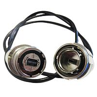 Amphenol Socapex MDPFTV7BZNF312 Mini-Displayport Mini Display Port TV 38999 ແດງ. Flang B