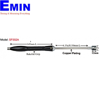 EZDO SF002A (0.75 class) Thermocouple ແລະ RTD Temperature Probe (Type K, 0.75 class)