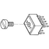 AMP Connectors - TE Connectivity 55673-2 ຂໍ້ຕໍ່ສູດສະກຣູ 10POWER TAP ASY .100