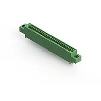 EDAC 345-027-544-608 With Flanges .100" (2.54mm) Pitch Card Edge Connector