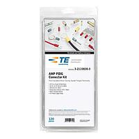 AMP Connectors - TE Connectivity 3-2110838-3 ຊຸດຕົວຕົວຕົວຕົວຕົວ Spade P-Ins Rect Trm 120 PC Kit