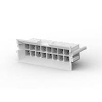 AMP Connectors - TE Connectivity 1-1586585-6 ຫົວຂໍ້ 16 POS HDR 94V-2 ມີຮ່ອງລົງນ້ຳ