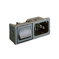 Bulgin BZM27/Z0000/59B ພວງເຂົ້າ IEC C14-IEC INLET DP SW RED PWR MODULE