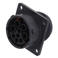 Amphenol SINE Systems RTS016N09S03 ຕົວເຊື່ອມ RCP SQ FL 9POS SZ 16 SCKT SEAL