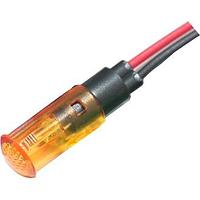Mallory Sonalert FL1P-8QW-2-Y110V ອິນດິເຄເຕີ LED YEL 8MM SNAP 110VAC/DC